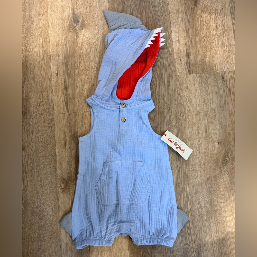 Cat and jack shark outfit